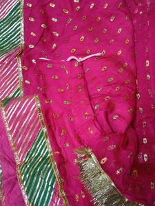 Vibrant Pink Embroidered Ethnic Wear Set