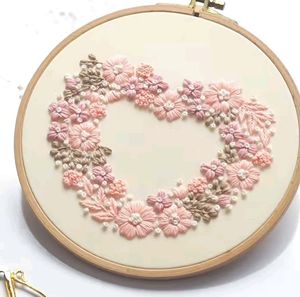 Pastel Heart Hoop