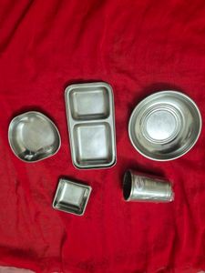 Stainless Steel Dinner Set - Multi-purpose Bowls