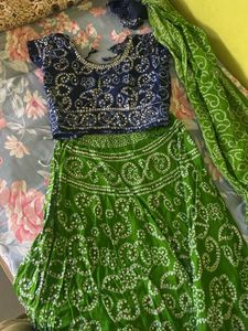 Bandhani Lehenga Choli Set