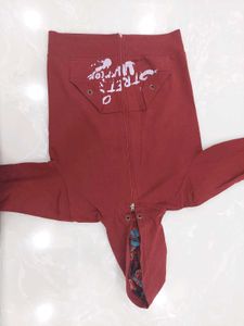 Printed Hoodie Jacket