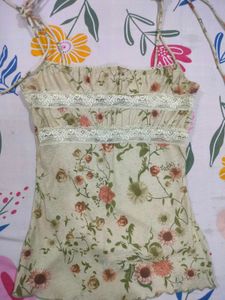 Stylecast Floral Spaghetti Strap Camisole Top