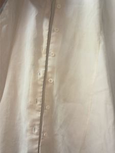 Solid White Formal Shirt for Women || Slightly Use