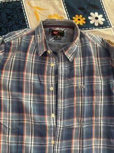 Classic Blue Plaid Shirt
