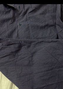 Men's Striped Button-Down Shirt
