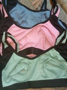 Comfortable Sports Bras 3-Pack