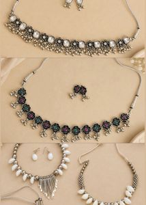 Ethnic Indian Necklace & Earring Set