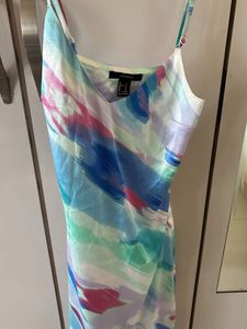 Forever 21 Watercolor Slip Dress