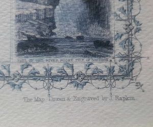 Rare Historic Painting Map of Indian Ocean Islands