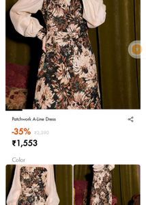 Urbanic vintage embroidered dress