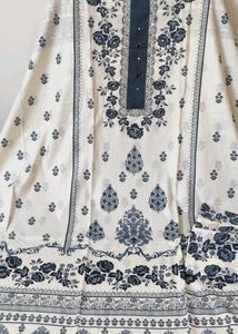 Beautiful Floral Print Dress Material