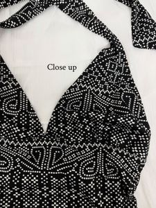 y2k grunge halter neck top