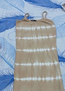 Tie-Dye Spaghetti Strap Midi Dress