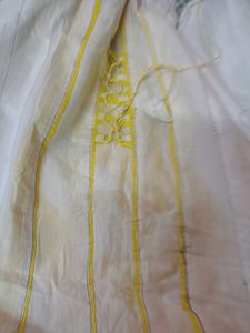 Vibrant Yellow Dress Material