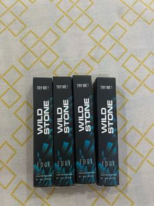 4 Wild Stone Edge Eau de Parfum Set
