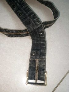 Vintage Denim Belt