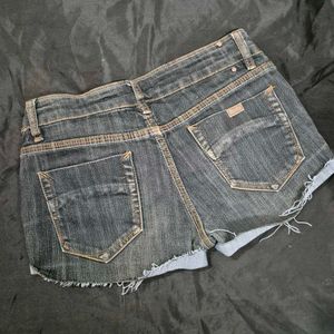 low waist y2k mini denim shorts