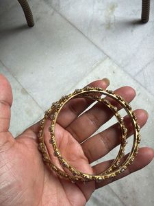 Charming Pearl &amp; Crystal Flower bangles