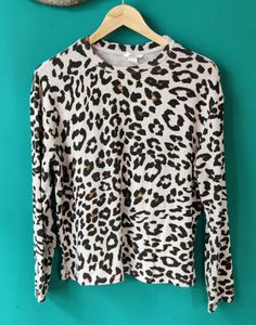 H&M Animal Print Sweater in S