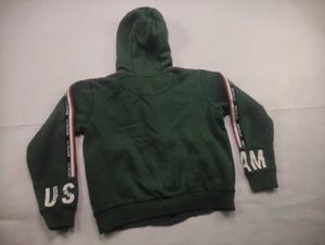 U.S. Polo Assn. Green Zip Hoodie