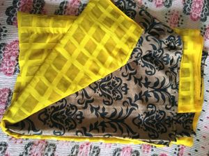 double colour saree