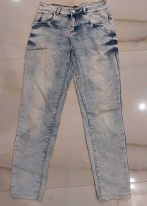 Stylish Acid Wash Jeans