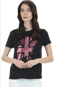 Black Union Jack Graphic T-Shirt
