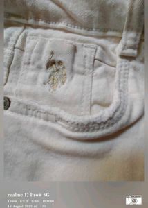 U.S Polo Assn 9-10 Yrs PureWhite Jeans (Twice Used