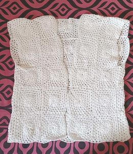 Resham threads crochet vest.