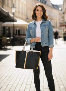 Iykyk Stylish Tote Bag with Pouch