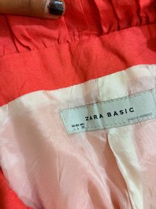 Zara Chic Coral Jacket top