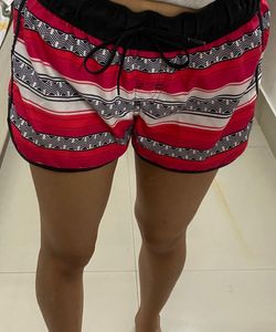 Vibrant Striped Athletic Shorts