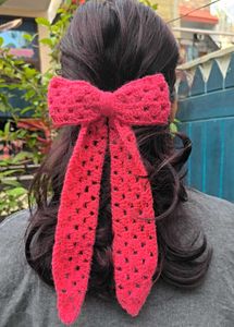 Handmade Crochet Hair Bow