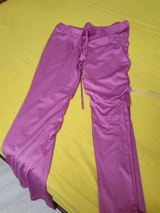 Stylish Ruched Pink Pants