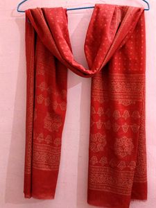 Red Ethnic Dupatta