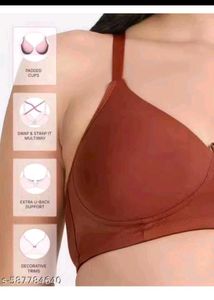 Comfortable Bra Set - Black &amp; Burgundy