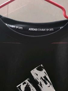 Adidas comat sport T with a wide logo