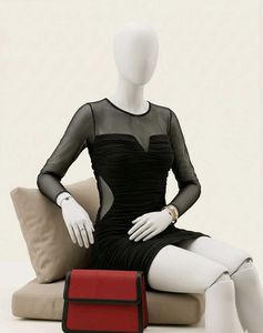 Chic Black Mesh Sheer Long Sleeve Dress