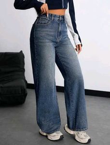 Wide Leg Denim Jeans