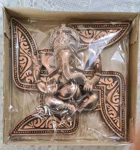 Glorious Ganesha on a Swastik - Wall hanging