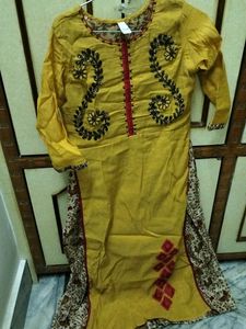 Beautiful Kurta With Hand Work
