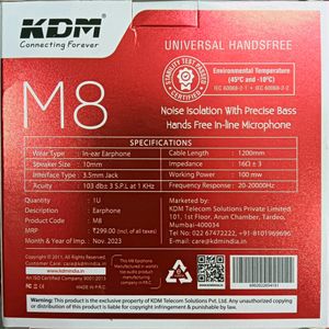 KDM Original Earphone Only 199 Best Offer 👍