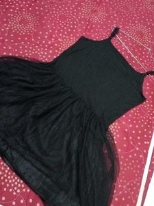Elegant Black Tulle Dress