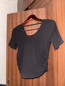 Black Ribbed Tank Top