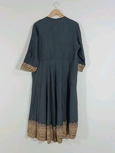 Black Printed Kurta (Women)