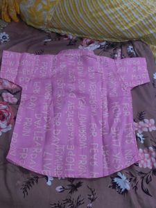 Cool Pink Graphic Print Shirt