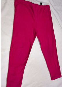 Vibrant Pink Cropped Leggings high quality smooth