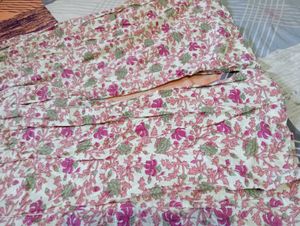 Beautiful Floral Print Kurta Set