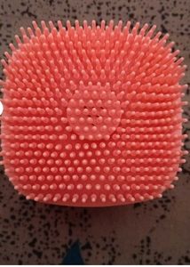 Pink Silicone Bath Brush