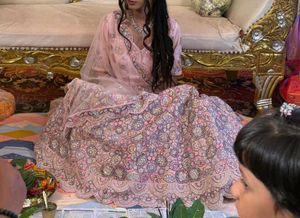 Pink Beautiful Bridal lehenga